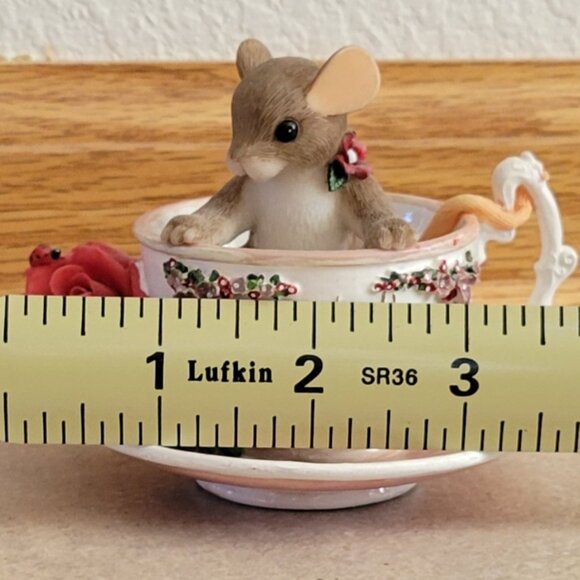 Vintage Fitz and Floyd Charming Tails "World's Finest Grandma" Figurine - Picture 9 of 13